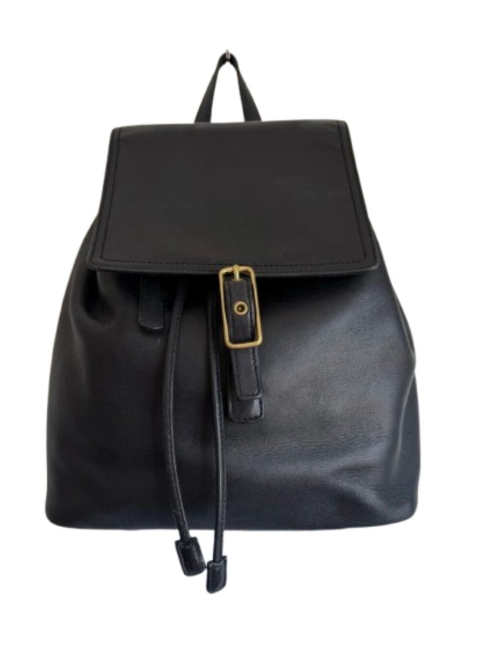 Vintage Coach bag Legacy West Hampton Backpack 9827 Black Leather Drawstring Y2K